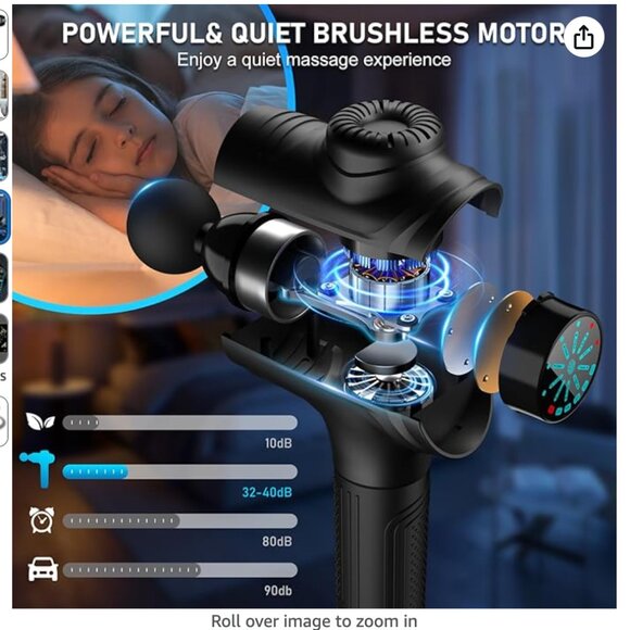 NWT Battery Powered Massage Gun Reamao X6 - Picture 5 of 7